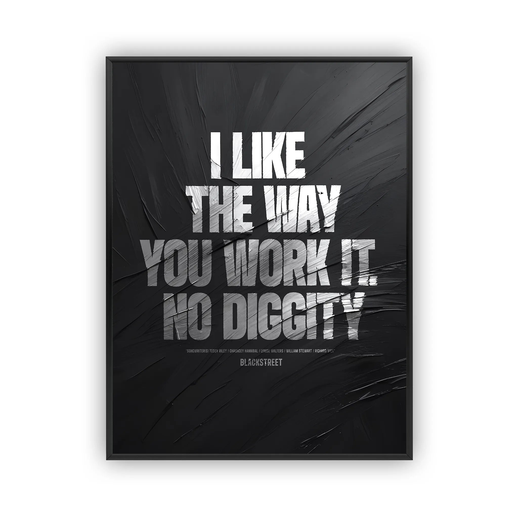 Pas de Diggity Poster